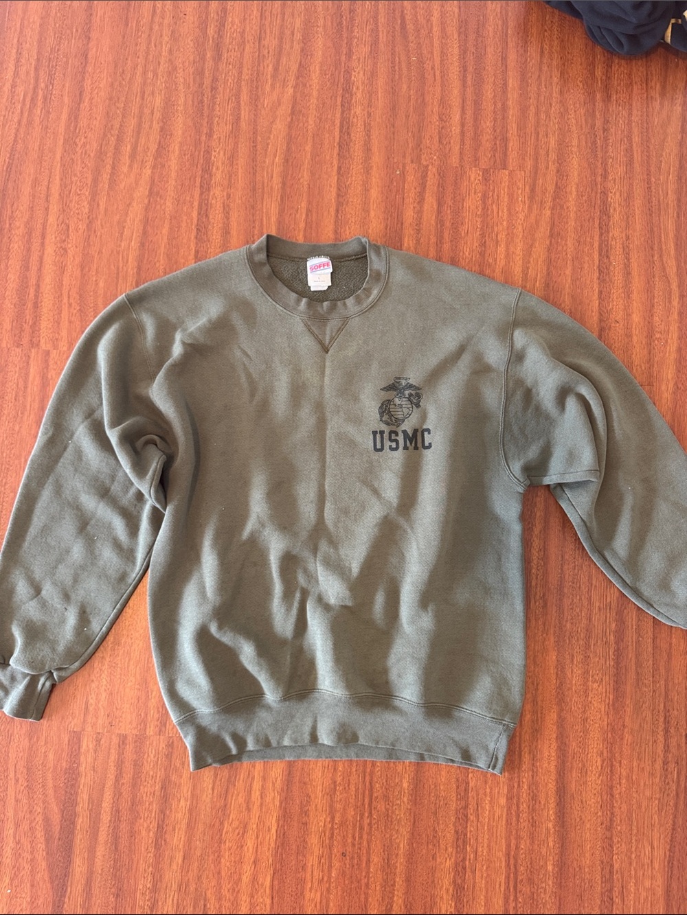 USMC Olive Green Crewneck Sweatshirt